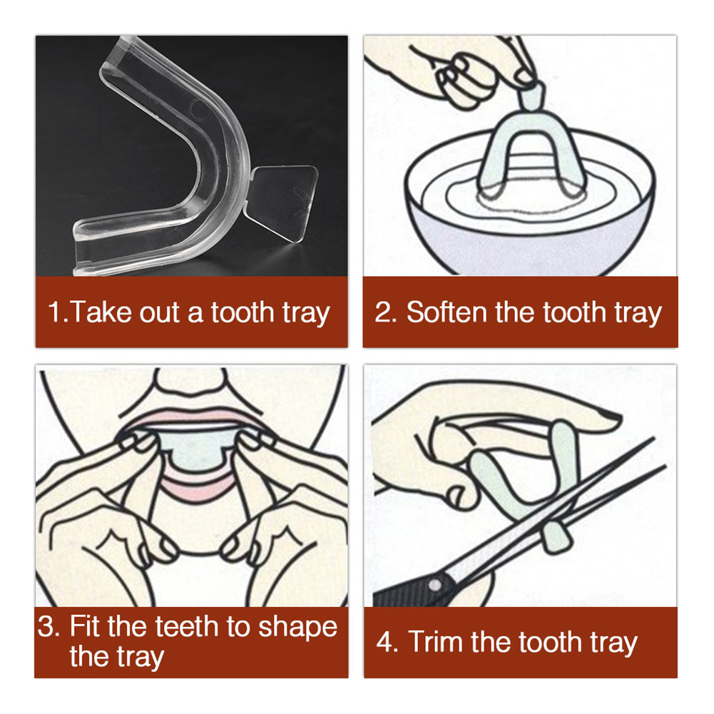 Protetor Bucal de Silicone (2- - Teeth Whitening For Trays avaliação e preço