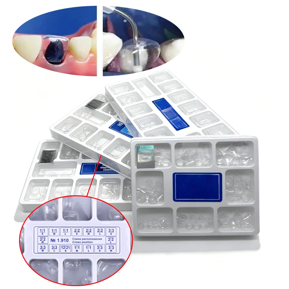 64 Peças/caixa Coroas Dentária - Whitening Teeth Dentist avaliação e preço