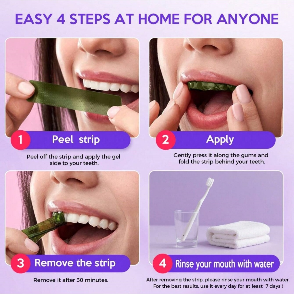 Adesivos de clareamento dental - Teeth Whitening Remedies avaliação e preço