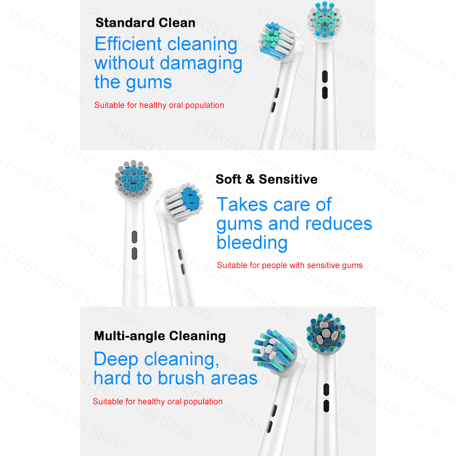 8/16 cabeças de escova de dent - Teeth Whitening Machine Professional avaliação e preço