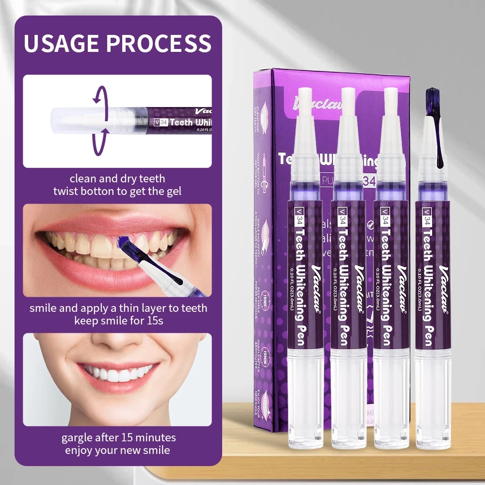 Caneta de Gel Clareadora de De - Teeth Whitening Remedies avaliação e preço
